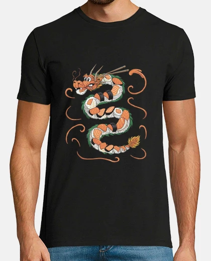 T-shirt Sushi Dragon Roll Japanese Food Anime