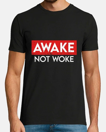 T-shirt sveglio non sveglio cancella la cultura