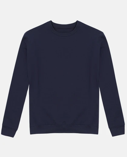 Sweat sweat bleu marine sans capuche