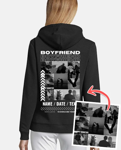 sweat boyfriend photo personnalisable