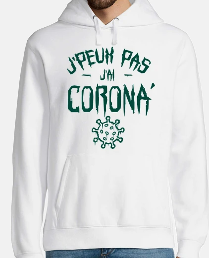 Sweat Sweat-shirt à capuche homme, blanc