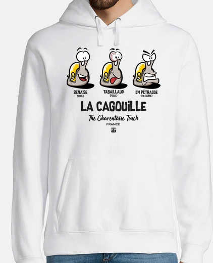 Sweat Sweat-shirt à capuche homme, blanc