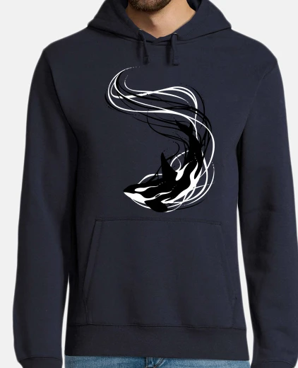 Sweat Sweat-shirt à capuche homme, bleu marine