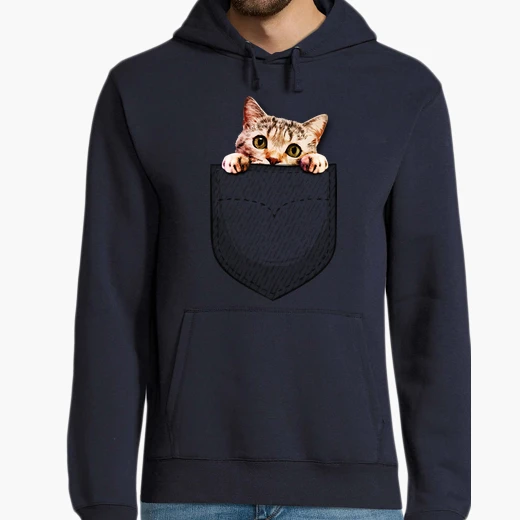 Sweat Chat Dans La Poche Tostadora