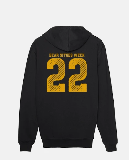 sweatshirt bears sitges week 2022 front and back