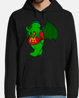 sweatshirt - the arkham archives - cthulhu with helmets