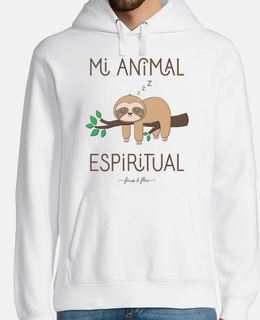 sweatshirt man, the sloth is my spirit animal