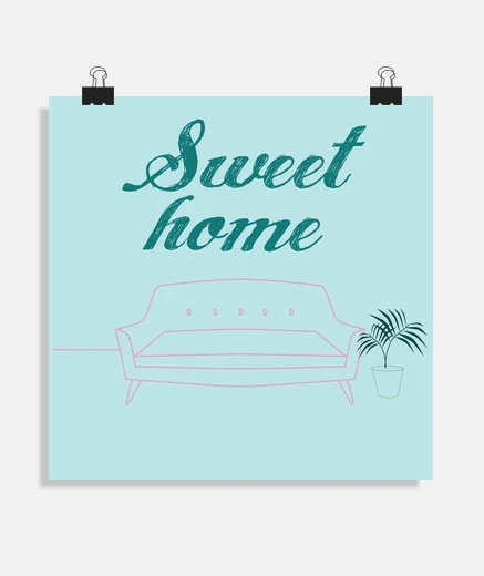 Poster sweet home