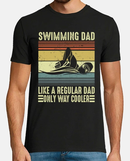 Playera swim dad swimmer indoor pool