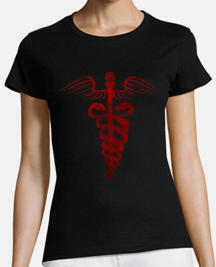 Tee-shirt symbole caducée - édition du sang