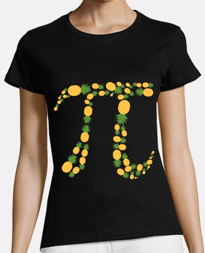 Tee-shirt symbole pi d39ananas rempli d39ananas