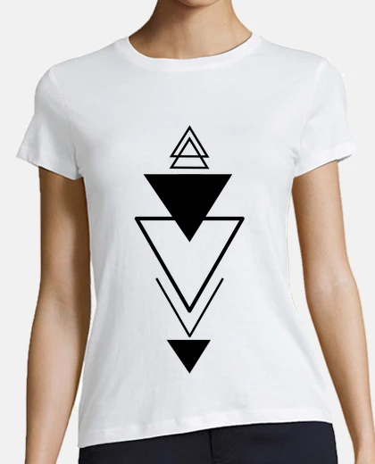 Tee-shirt Symbole triangulaire noir