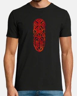 Symbole celtique noir et rouge