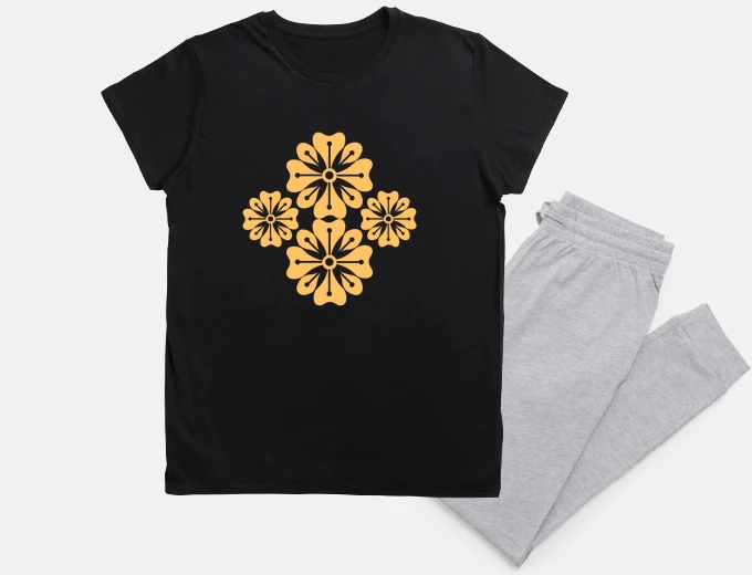 Pyjama Symboles fleurs chinoises