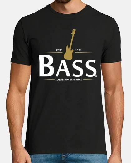 Tee-shirt syndrome d&#39;acquisition des basses 1951 logo blanc