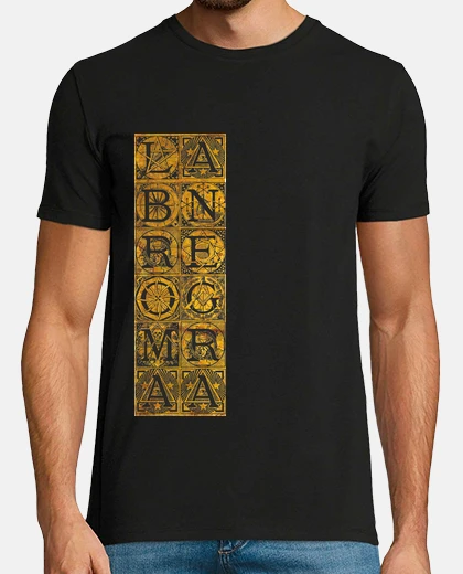 T-shirt t- t-shirt con logo verticale
