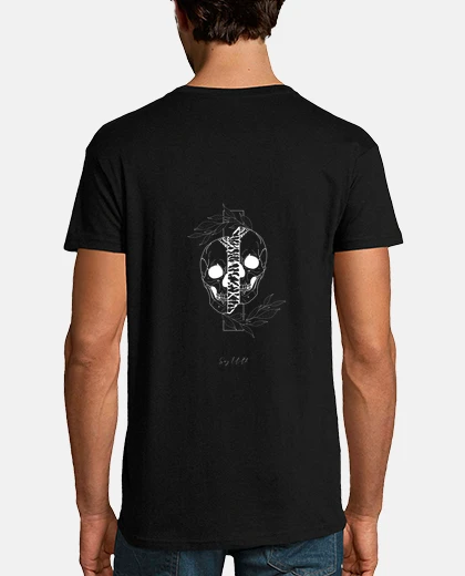 T-shirt t- t-shirt eden - skull nera