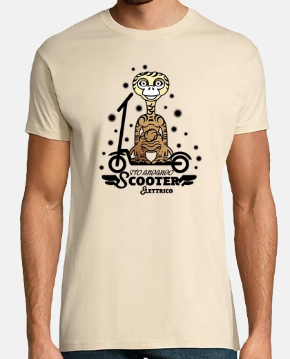 T-shirt t- t-shirt sto walking scooter elle tri