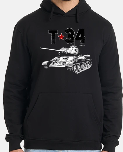 Sudadera t-34-tank-soviet union-war-ww ii