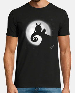 t- t-shirt totoro x nightmare before natale see