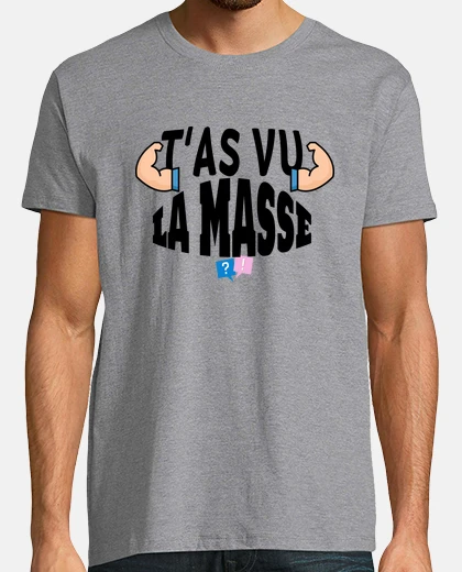 Tee-shirt t as vu la masse