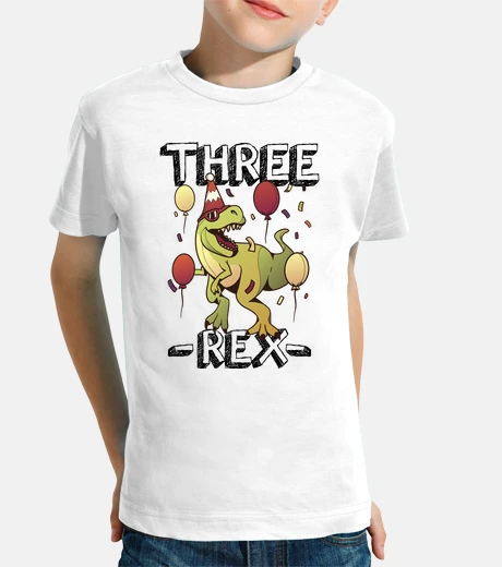 Kids t rex 3 year old dino birthday gift