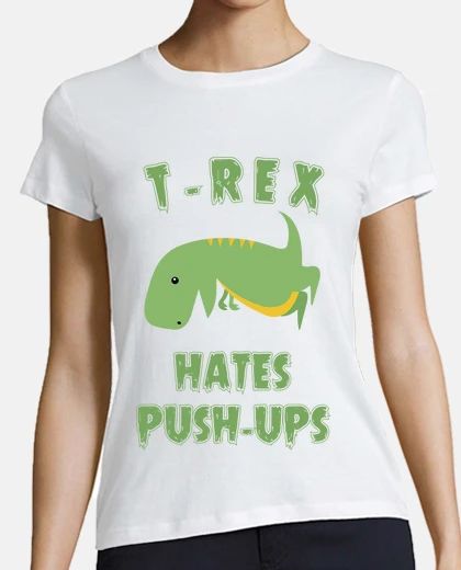 Tee-shirt t-rex déteste push ups