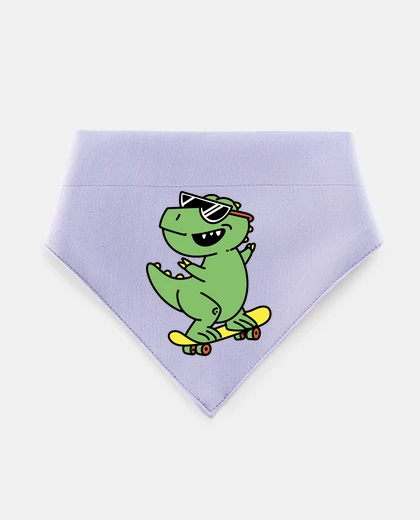 Mascotas T-rex dinosaure dino skateboard