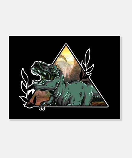 Stampa t-rex dinosauro saure