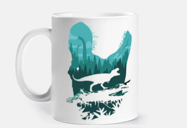 Taza T-Rex Isla Sorna