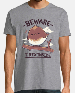 T-Rex Dentro Dinosaurio Camiseta