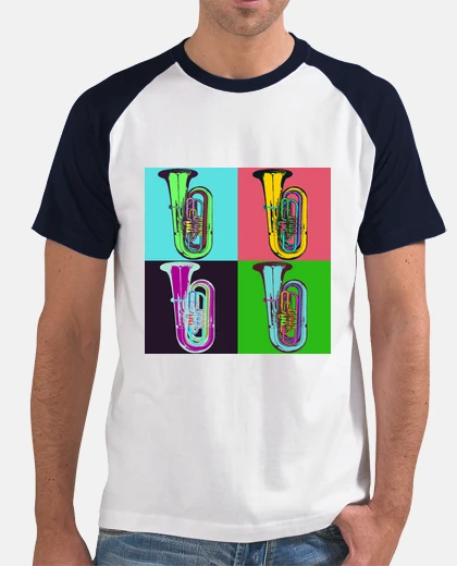 T-shirt t-shirt - t-shirt color tuba warhol 2