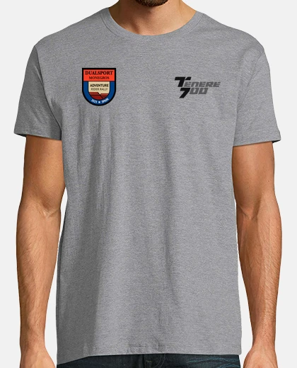 T-shirt t-shirt -shirt monegros 2023 tenere 700 logo davanti