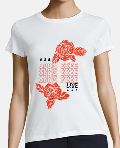 Tee-shirt T-SHIRT 100 for 100 free live gift