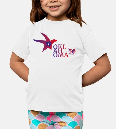 Abbigliamento t-shirt 50 star s oklahoma usa
