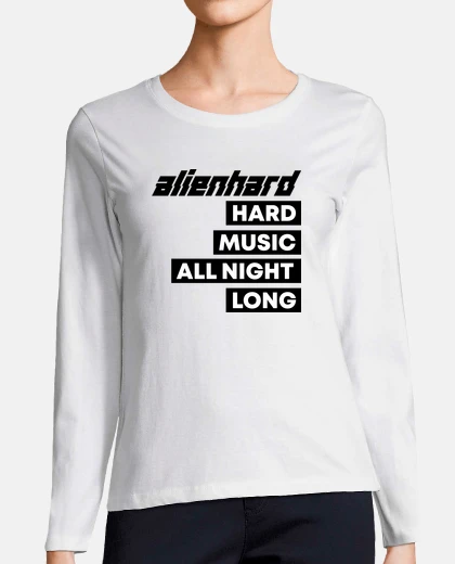 Tee-shirt t-shirt à manches longues fille musique dure all