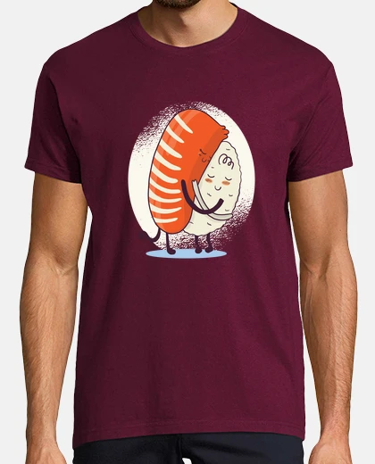T-shirt t-shirt abbraccio sushi