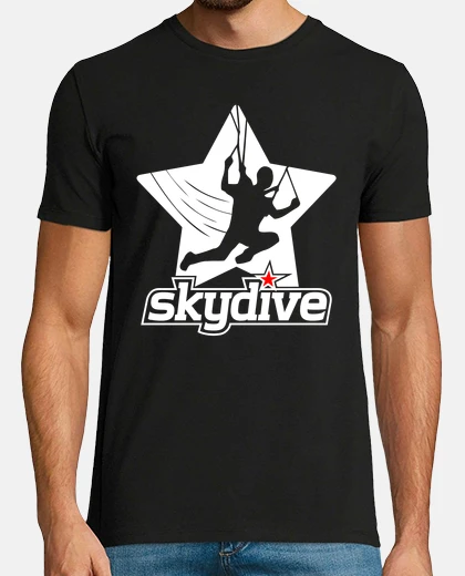 T-shirt t-shirt atterraggio skydive mod.1