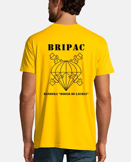 Tee-shirt t-shirt avant et arrière. accp ii roger de lauria mod.18