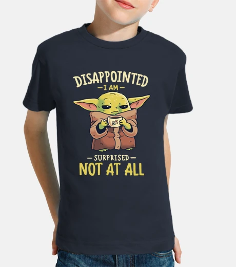 Abbigliamento t-shirt bambini meme mandaloriano bebè yoda