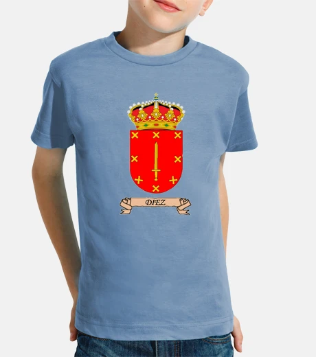 Abbigliamento t-shirt bambini ricopre cognome díez