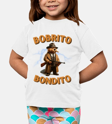 Abbigliamento t-shirt bambino bobrito bondito