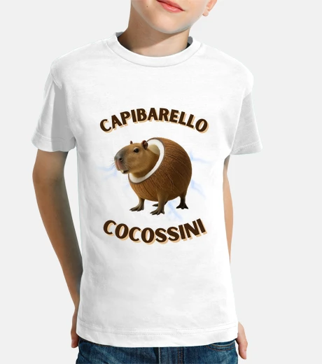 Abbigliamento t-shirt bambino capibarello cocossini