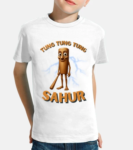 Abbigliamento t-shirt bambino di tung tung tung sahur