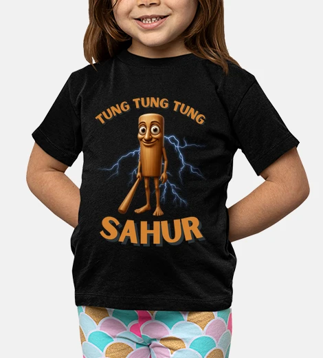 Abbigliamento t-shirt bambino di tung tung tung sahur