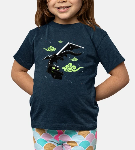 Abbigliamento t-shirt bambino minecraft dragon ender boy