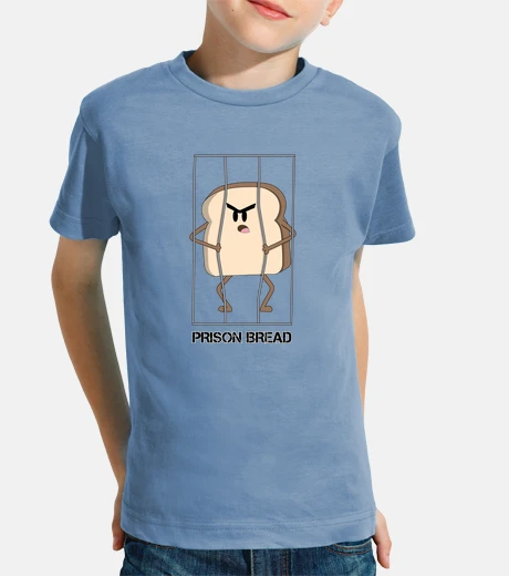 Abbigliamento t-shirt bambino ragazza prigione pane