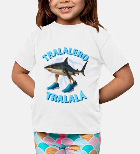Abbigliamento t-shirt bambino tralalero tralala