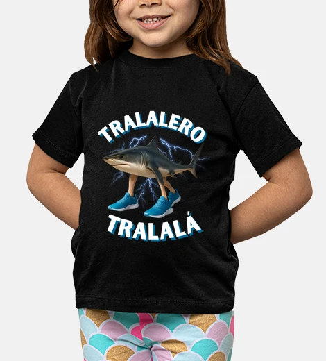 Abbigliamento t-shirt bambino tralalero tralala