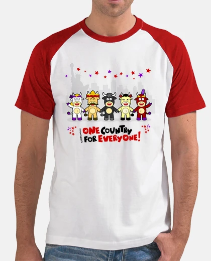 T-shirt t-shirt baseball un country for tutti